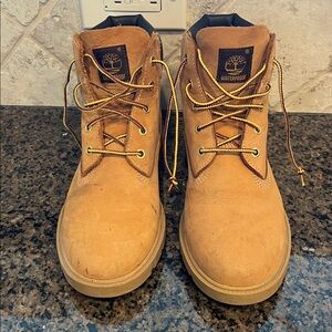 Timberland Men's Brown Lace-Up Boots Size 6